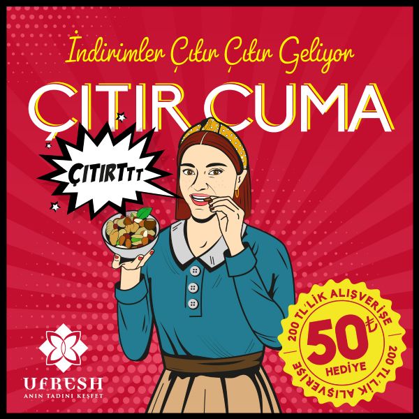 Çıtır Cuma'da ses getiren indirimler Ufresh'te!