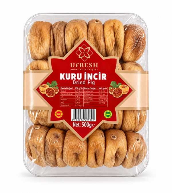 Kuru İncir - Şeffaf Kap (500 g)