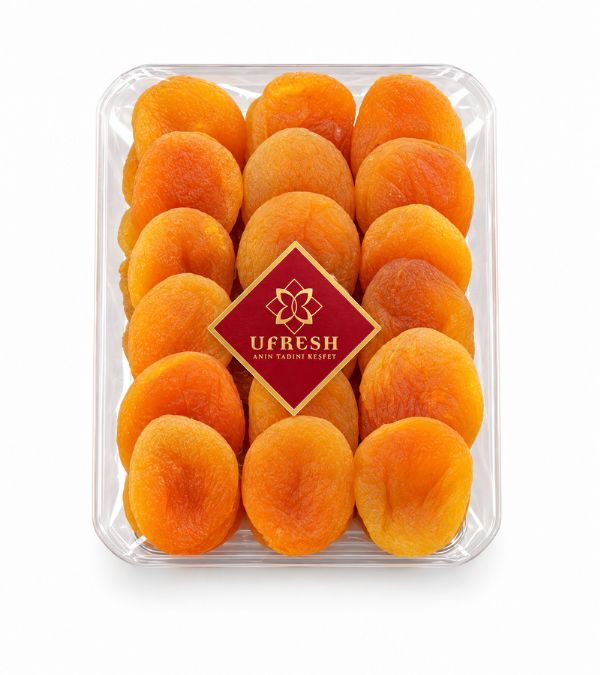 Jumbo Sarı Kayısı - Şeffaf Tabak (500 g)